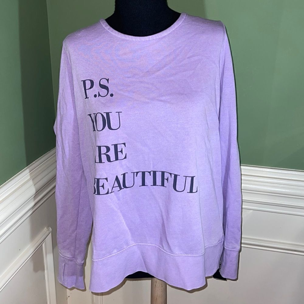 Ideology XL purple athletic sweater
